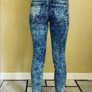 Blue Acid Wash Jeans
